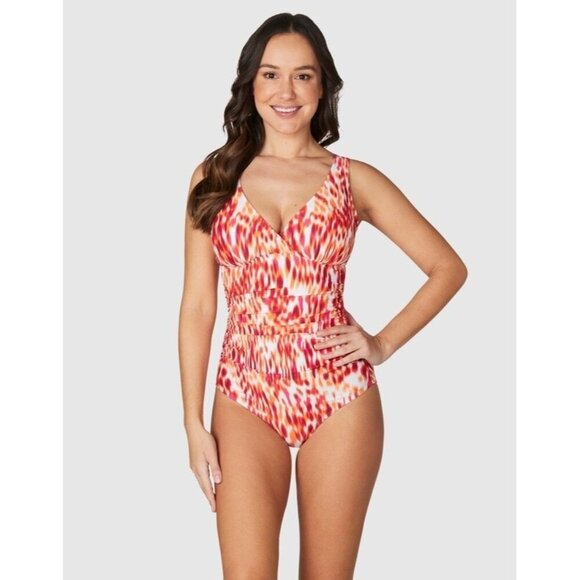 NWT Women's - Niptuck Tribal Skin Rita One Piece Swimsuit, Size 6 - Picture 1 of 12